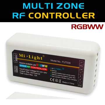 Mi Light Multi Zone RGBWW Controller
