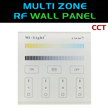 Mi Light Multi Zone CCT Duel White Touch Panel