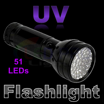 UV Ultraviolet 51 LED Flashlight