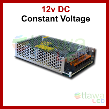 LED Driver Power Supply DC 12V 10A 120W cUL Listed - Ottawa LED